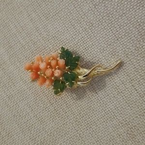 Pink Flower Pin